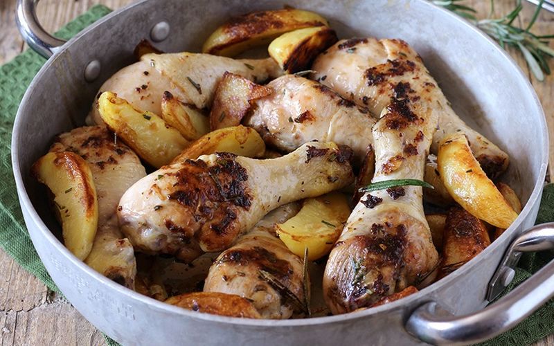 Cosce Di Pollo Disossate Al Forno