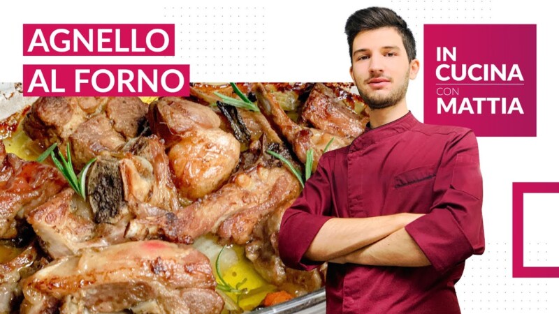 Agnello al forno senza patate