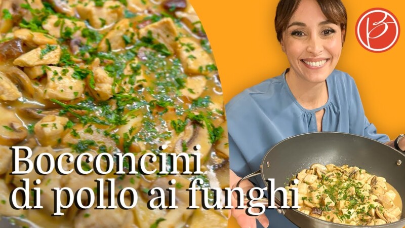 Bocconcini di Pollo con Funghi