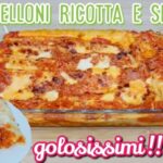 Ricetta dei cannelloni ricotta e spinaci con sugo