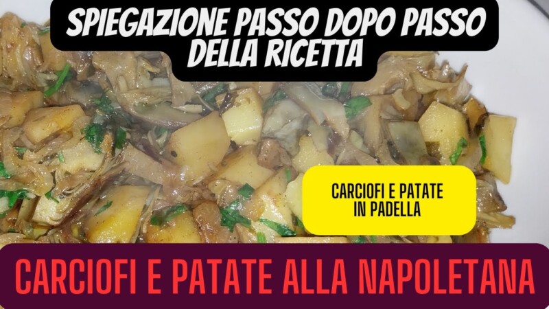 Carciofi e patate in padella alla napoletana