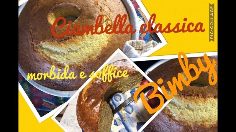 Deliziosa ciambella soffice preparata con il Bimby