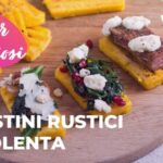 Crostini di polenta al forno