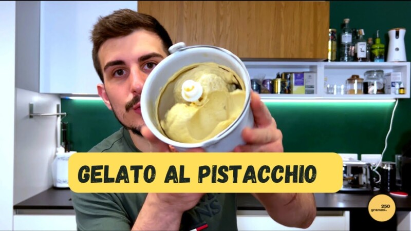 Come preparare un delizioso gelato al pistacchio con la gelatiera