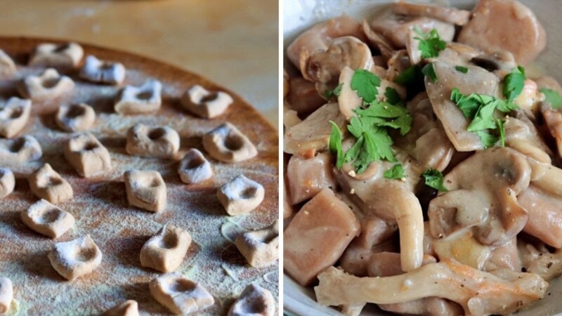 Gnocchi con farina di castagne