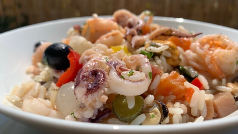 Insalata di riso di mare