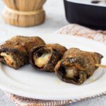 Involtini di melanzane con pangrattato