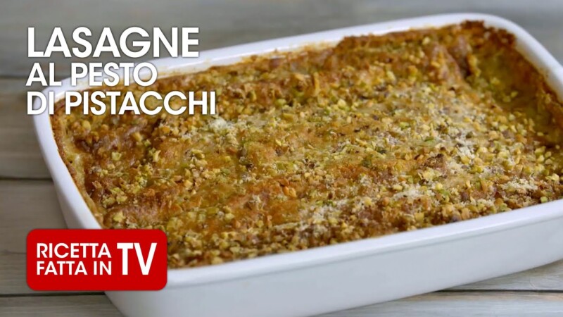 Lasagne al pesto di pistacchio