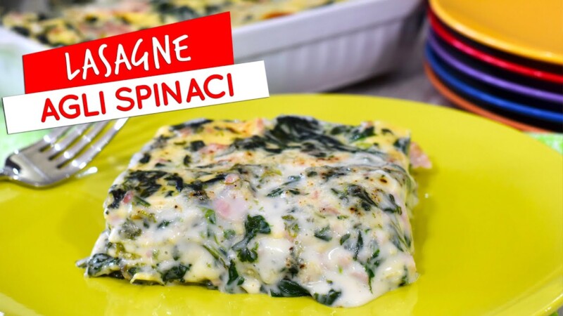 Lasagne con spinaci e besciamella