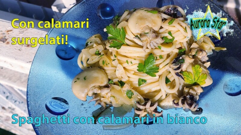 Pasta con calamari in bianco