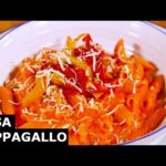 Pasta con peperoni e panna