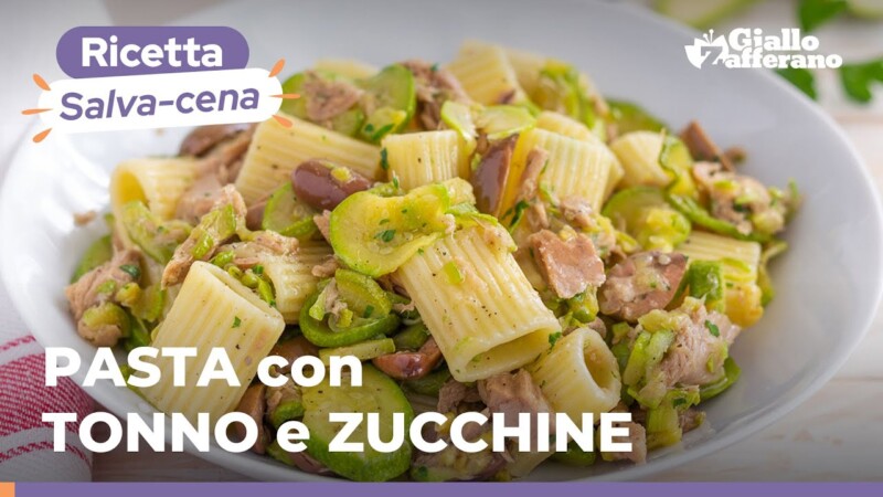 Pasta fredda con tonno e zucchine