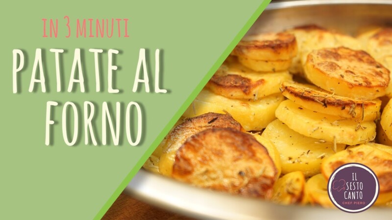 Patate a fette al forno