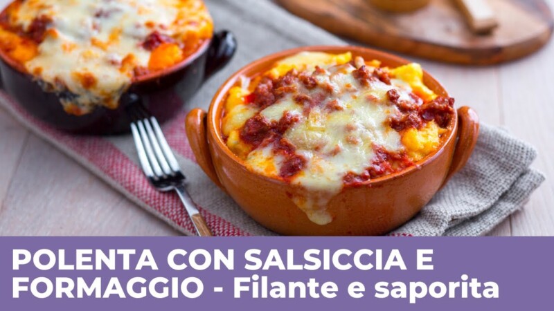 Polenta e salsiccia in bianco