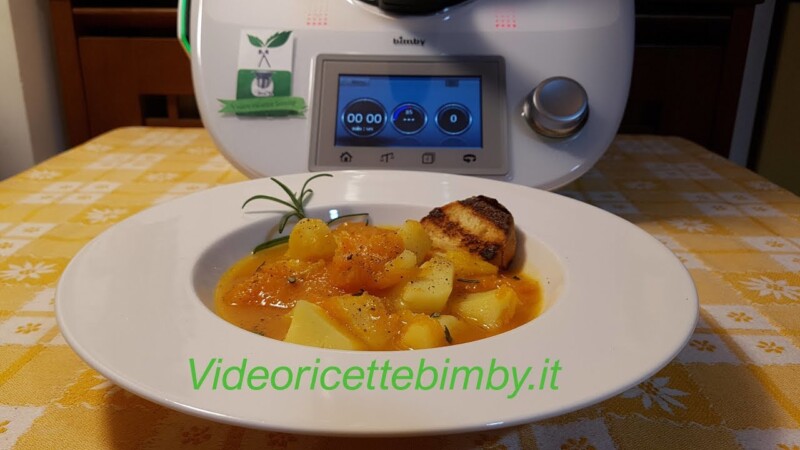 Vellutata di zucca e patate con Bimby